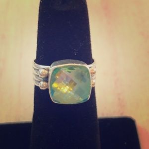 Sterling Silver Blue Topaz Ring